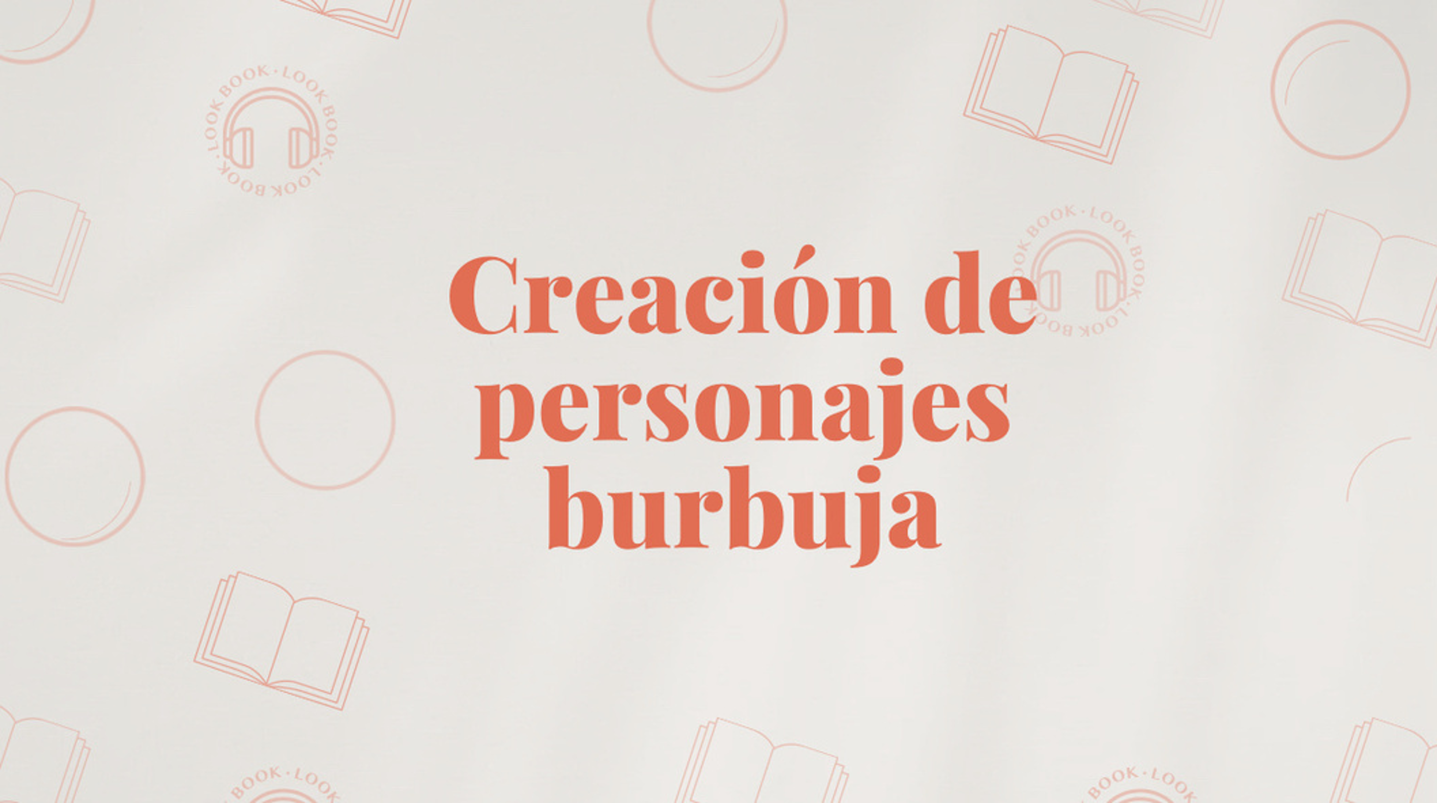 Creación de personajes burbuja